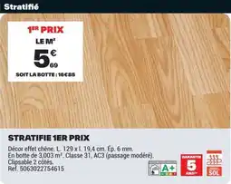 Brico Dépôt Stratifie 1er Prix offre