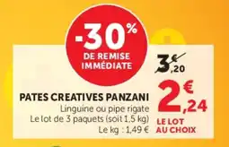 Hyper U PANZANI PATES CREATIVES offre