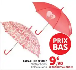 Hyper U PARAPLUIE FEMME offre