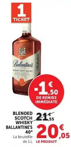 Hyper U Ballantine's Blended Scotch Whisky offre