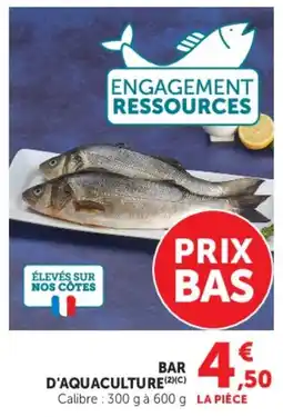 Hyper U BAR D'AQUACULTURE offre