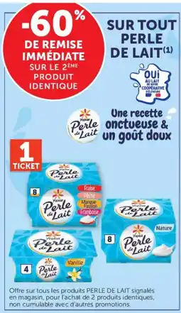 Hyper U Perle de Lait offre