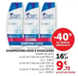 Hyper U head & shoulders Shampooing Classic offre