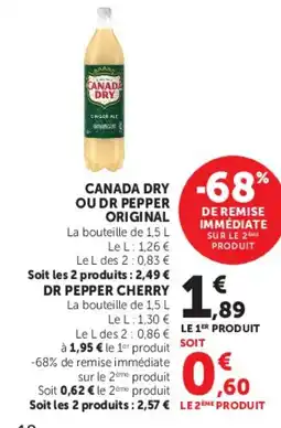 Hyper U CANADA DRY offre