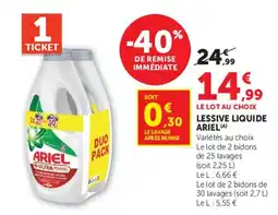 Hyper U ARIEL Lessive liquide offre