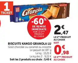 Hyper U LU Granola offre