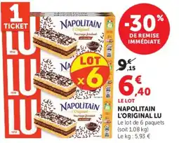 Hyper U LU NAPOLITAIN offre