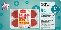 Hyper U BIGARD STEAKS HACHÉS offre