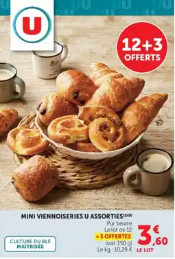 Hyper U U Mini viennoiseries assorties offre