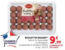 Hyper U BIGARD Boulettes au Bœuf offre