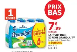 Hyper U candia Grandlait offre