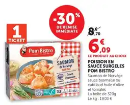 Hyper U POM BISTRO Saumon de Norvège offre