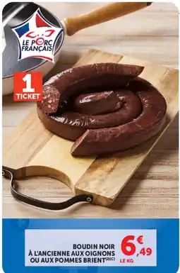 Hyper U Boudin Noir offre