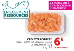 Hyper U CREVETTES CUITES offre
