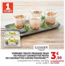 Hyper U GUYADER VERRINES TRUITE FROMAGE FRAIS offre