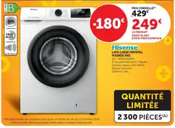 Hyper U Hisense Lave-linge frontal offre