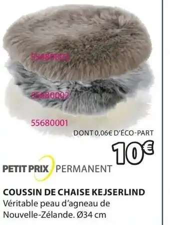 JYSK Coussin de chaise kejserlind offre