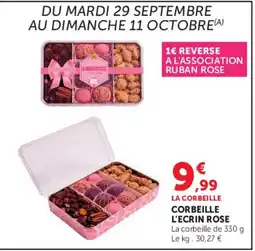 U Express Corbeille l'ecrin rose offre