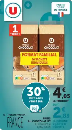 U Express U Pains au chocolat offre