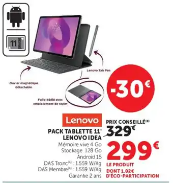 Lenovo Pack tablette 11' Lenovo Idea
