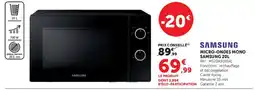 Hyper U SAMSUNG MICRO-ONDES MONO offre