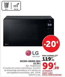 Hyper U LG MICRO-ONDES GRIL offre
