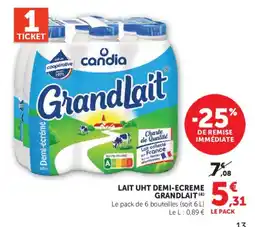U Express Candia Grandlait offre