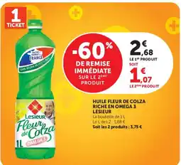 U Express Lesieur Fleur de Colza offre