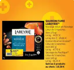 U Express LABEYRIE SAUMON FUME offre