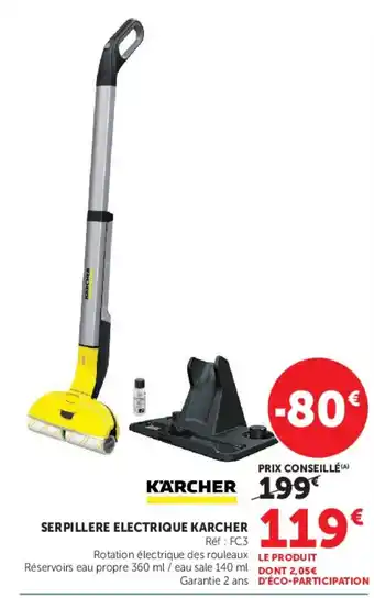 KÄRCHER SERPILLERE ELECTRIQUE