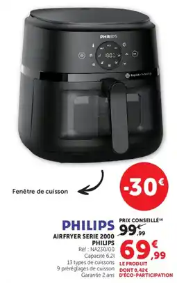 Hyper U PHILIPS AIRFRYER SERIE 2000 offre