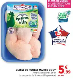 U Express Maitre coq cuisse de poulet offre