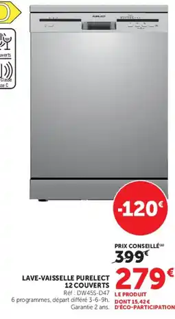 Hyper U PURELECT LAVE-VAISSELLE offre