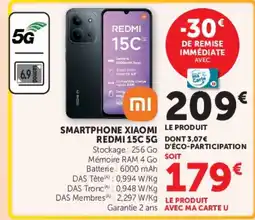 Hyper U XIAOMI REDMI 15C 5G offre