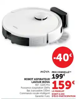 Hyper U MOVA ROBOT ASPIRATEUR LAVEUR MOVA offre