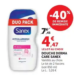 U Express Sanex Douche Derma Care offre