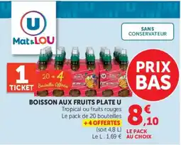 U Express Mat&LOU BOISSON AUX FRUITS offre
