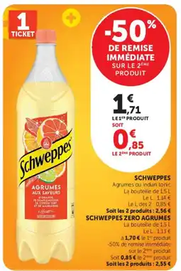 U Express Schweppes Agrumes offre