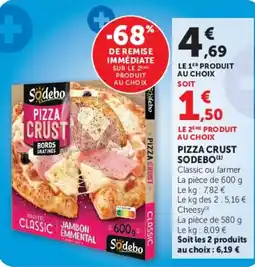 U Express Sodebo Pizza Crust offre