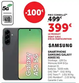 Hyper U SAMSUNG SMARTPHONE SAMSUNG GALAXY A56EE 5G offre