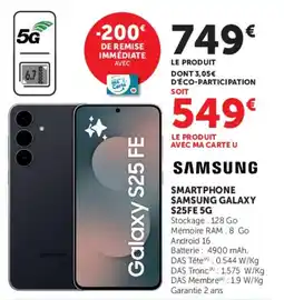 Hyper U SAMSUNG SMARTPHONE SAMSUNG GALAXY S25FE 5G offre