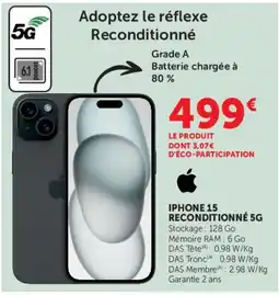 Hyper U Apple iPhone 15 offre