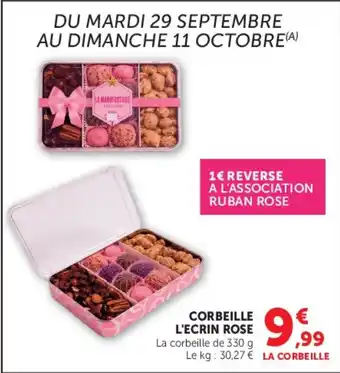 LA CORBEILLE CORBEILLE L'ECRIN ROSE
