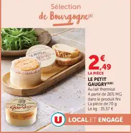 Super U LE PETIT GAUGRY offre