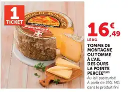 Super U Pochat Tomme de montagne offre