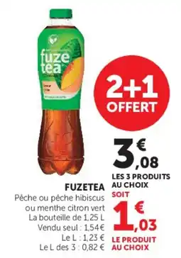 Super U fuze tea offre