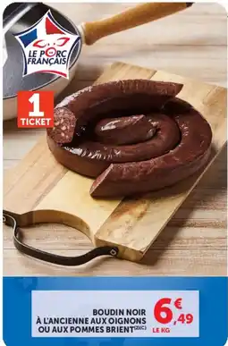 Super U Boudin Noir offre
