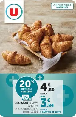 Super U CROISSANTS U offre