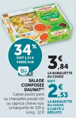 Super U DAUNAT Salade composée offre