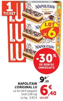 Super U LU NAPOLITAIN L'ORIGINAL offre